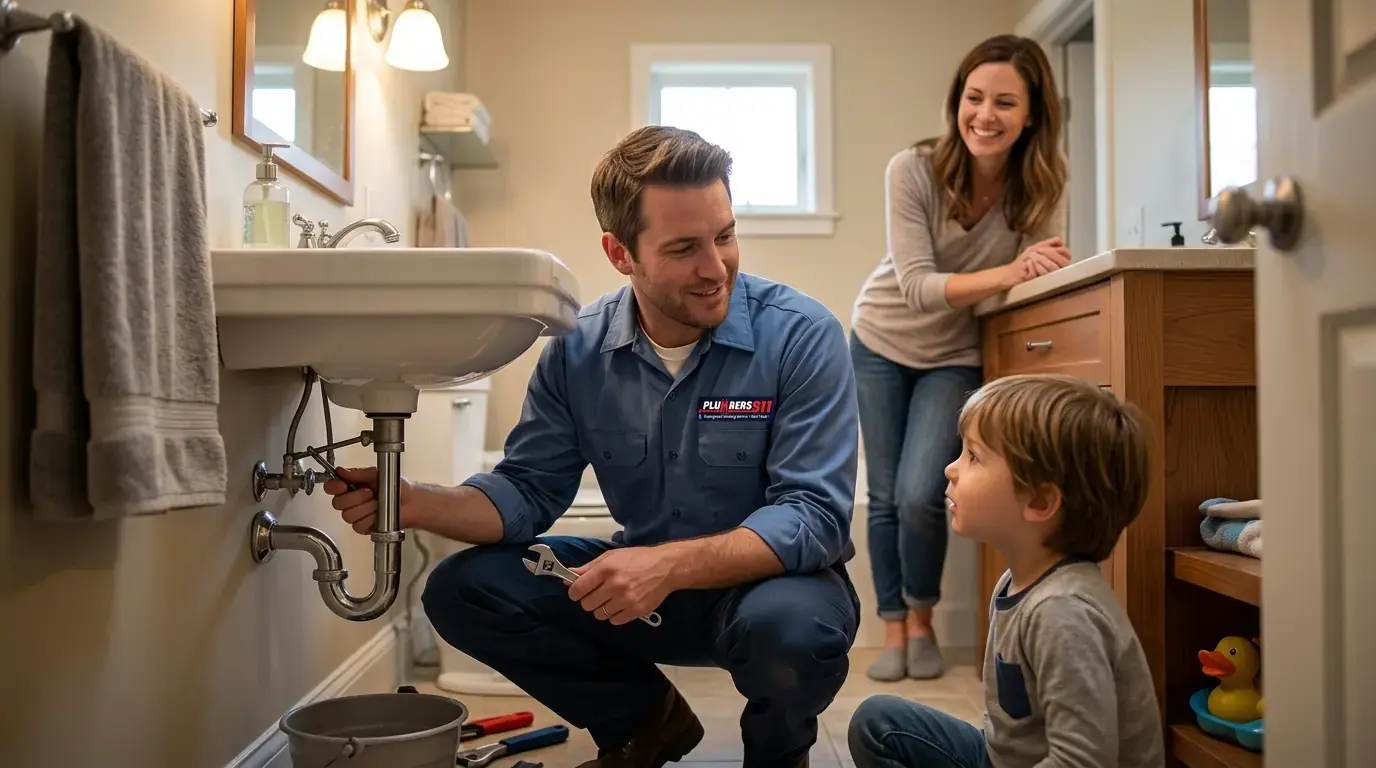 Licensed plumber at work in New Lenox, IL